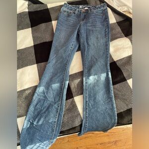 Blue boot cut jeans!🤍